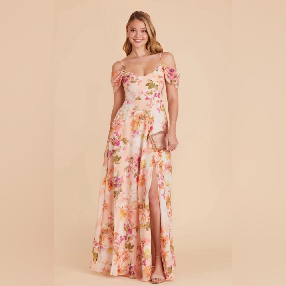 Birdy Grey Devin Convertible Dress - Coral Sunset Peonies XL